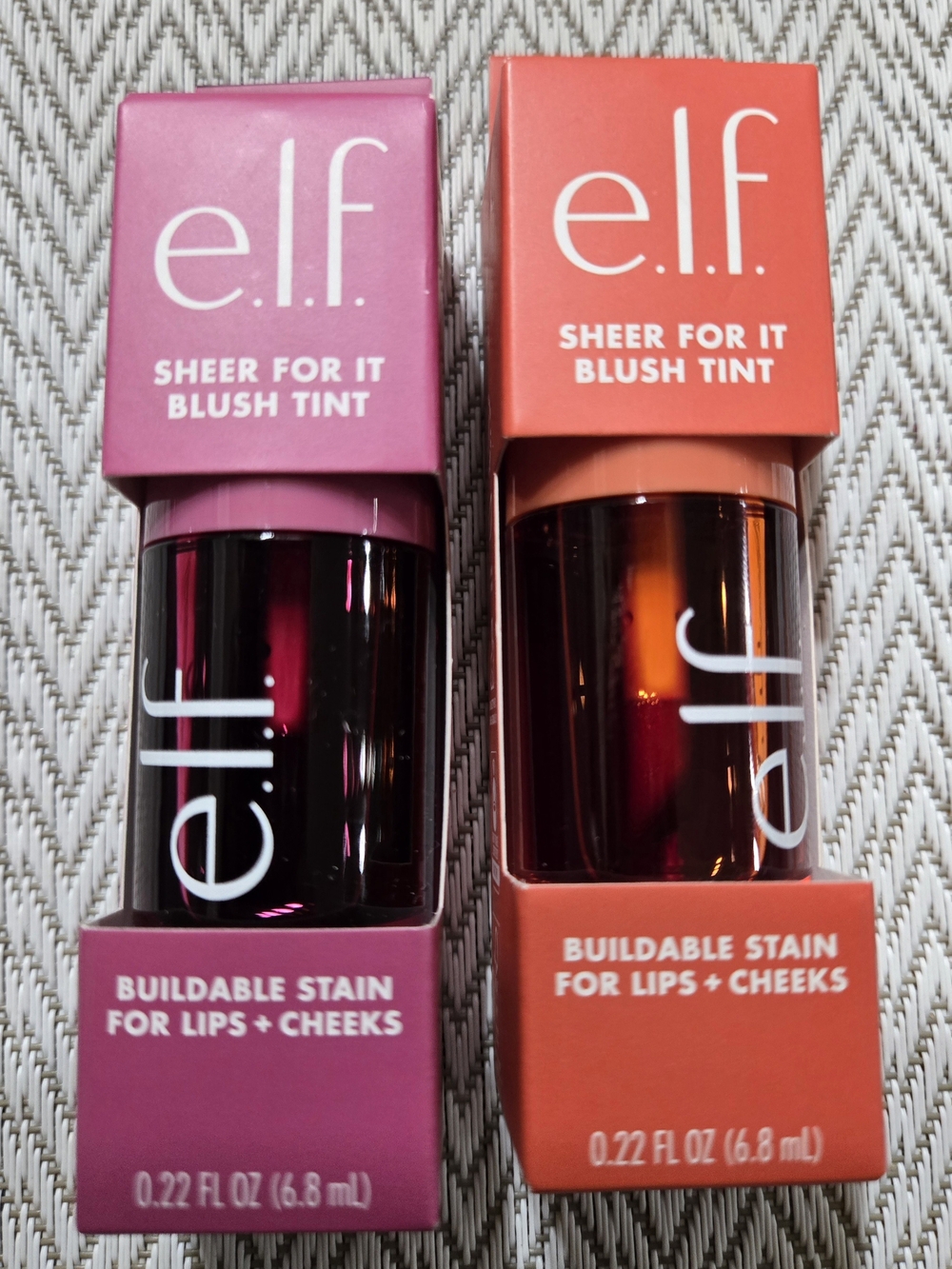 e.l.f. Sheer For It Blush Tint - Plums Up & Orange Crush